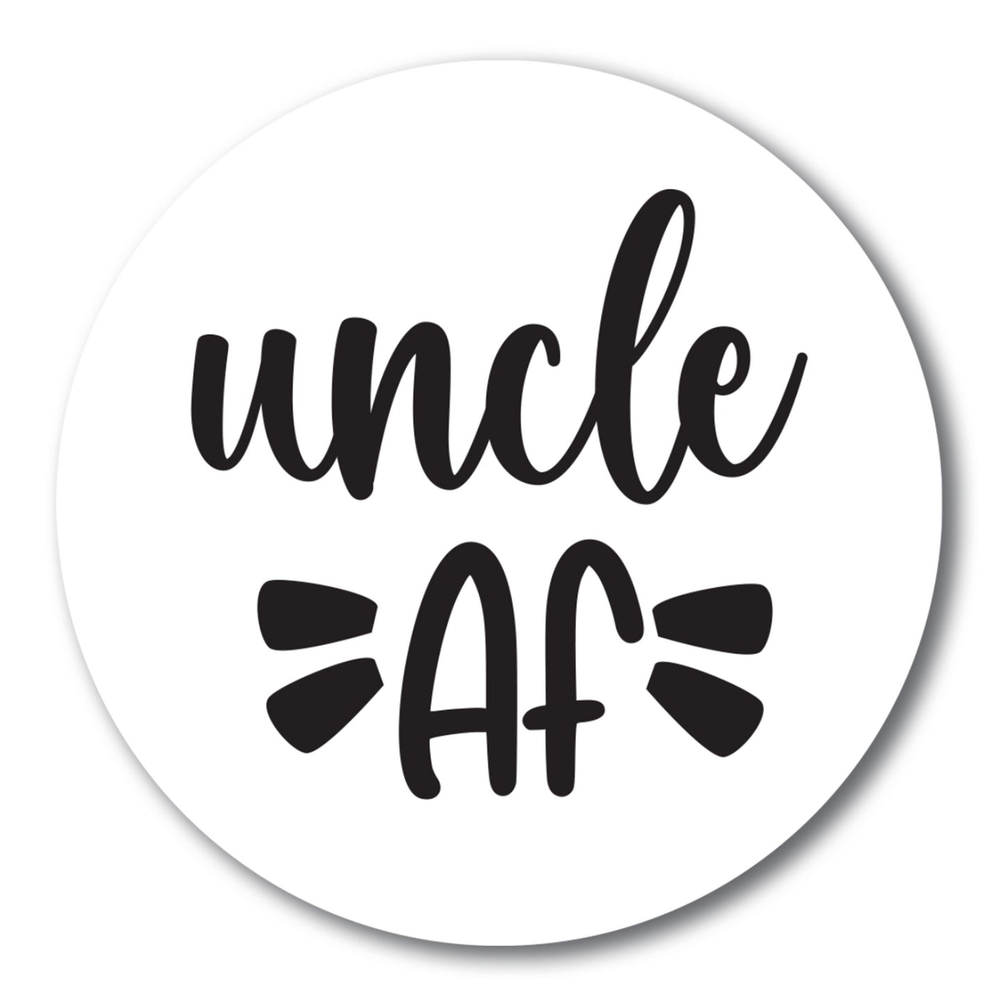 Magnet Me Up Funny Cute Uncle AF Magnet Decal, 5 Inch, Heavy Duty Automotive Magnet for Car Truck SUV Or Any Other Magnetic Surface, for Uncles, Made in USA