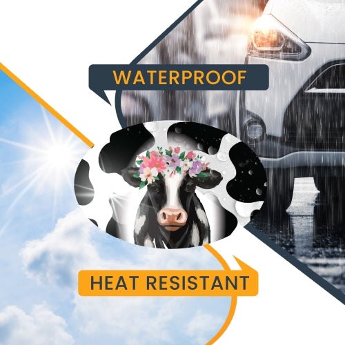 Magnet Me Up Cow Print Magnet Decal, 4x6 Inches, Heavy Duty Automotive Magnet for Car Truck SUV