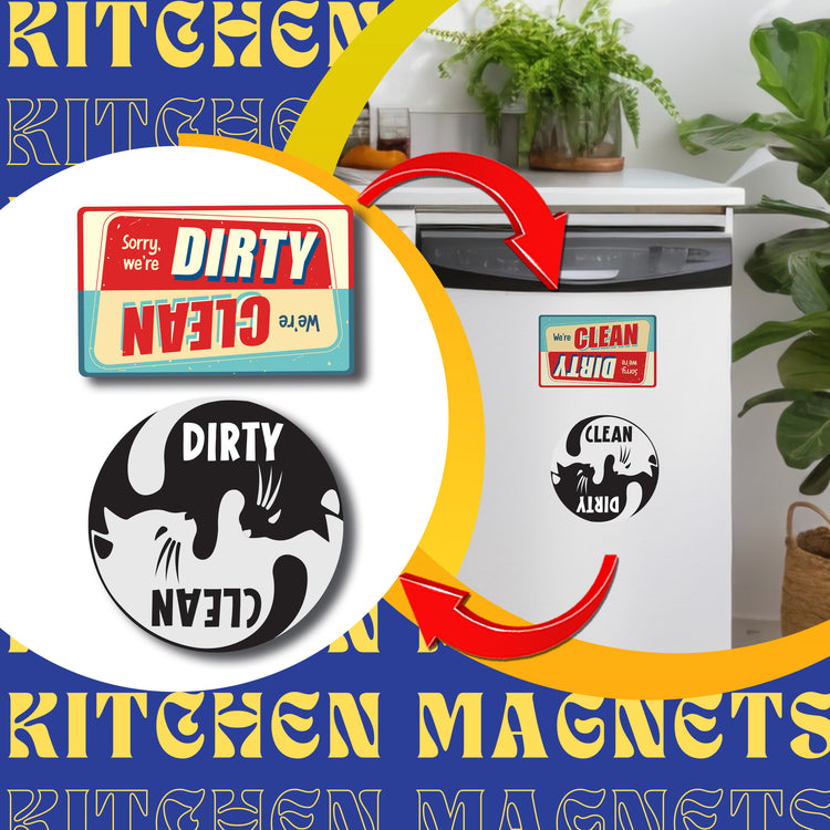 Clean Me Magnets Dishwasher Magnets – Magnetmeup