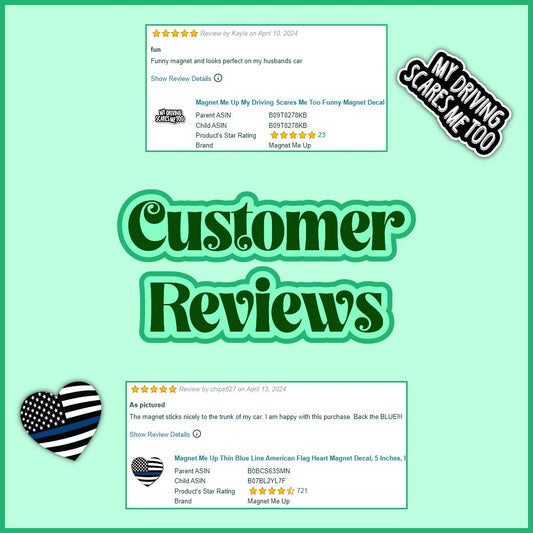 We Love Customer Reviews