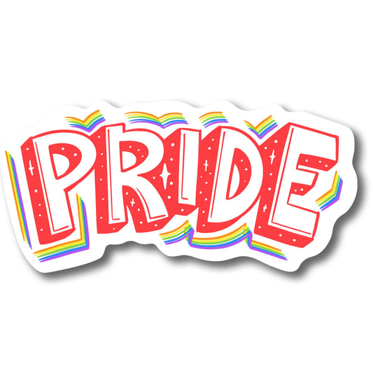 Magnet Me Up Pride LGBTQ Magnet Decal, 6x4 Inch, Rainbow Support Gay Pride and Equality, Love Conquers All, Automotive Magnet for Car, Truck, Or Any Magnetic Surface, Made in USA