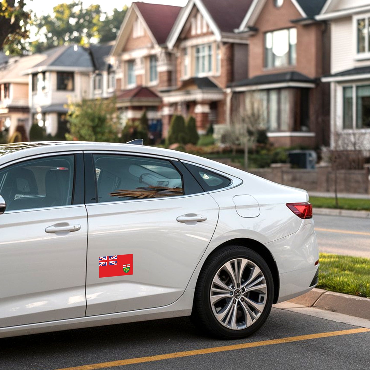 Magnet Me Up Ontario Flag Magnet, 4x6 Inches, Flexible Magnetic Decal, Heavy Duty Magnet Vinyl for Car, Truck, SUV, Fridge, Locker, Canadian Province Souvenir, Made in USA