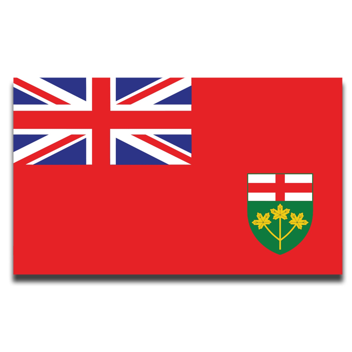 Magnet Me Up Ontario Flag Magnet, 4x6 Inches, Flexible Magnetic Decal, Heavy Duty Magnet Vinyl for Car, Truck, SUV, Fridge, Locker, Canadian Province Souvenir, Made in USA
