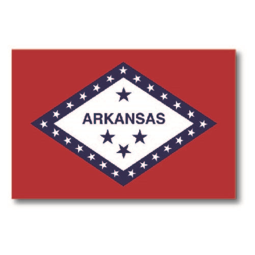 Magnet Me Up Arkansas Car Magnet US State Flag Refrigerator 4x6 Locker SUV Heavy Duty Waterproof