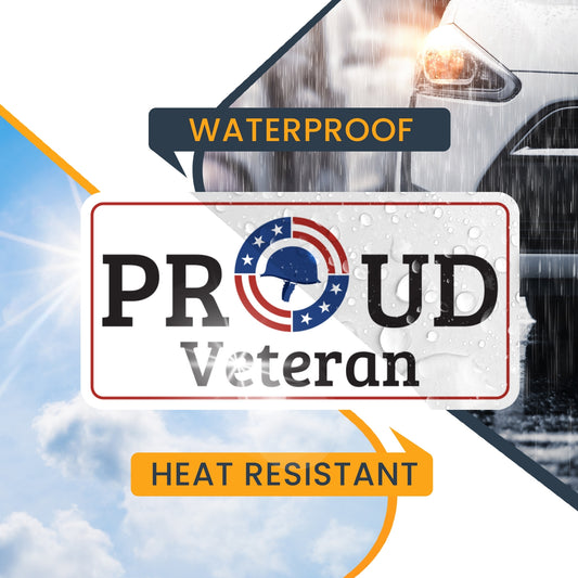 Magnet Me Up Proud Veteran Patriotic Military Magnet Decal, 6.5x3 Inch, Perfect for Car, Truck, SUV Or Any Magnetic Surface, Gift, in Support of Veterans, Active Duty, Armed Forces