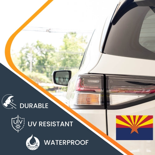 Magnet Me Up Arizona Car Magnet US State Flag Refrigerator 4x6 Locker SUV Heavy Duty Waterproof