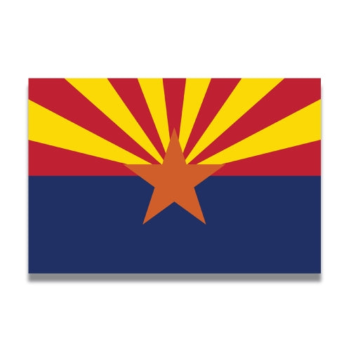 Magnet Me Up Arizona Car Magnet US State Flag Refrigerator 4x6 Locker SUV Heavy Duty Waterproof