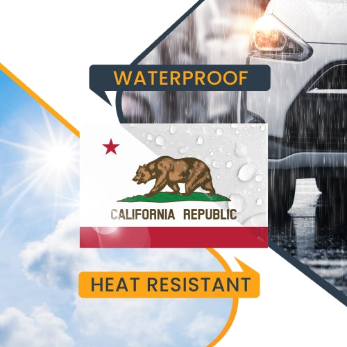 Magnet Me Up California US State Flag Magnet Decal, 4x6 Inches, Automotive Magnet for Car, Truck, SUV, Collectible Souvenir, Show State Pride