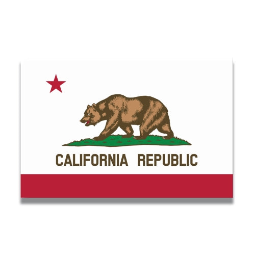 Magnet Me Up California US State Flag Magnet Decal, 4x6 Inches, Automotive Magnet for Car, Truck, SUV, Collectible Souvenir, Show State Pride