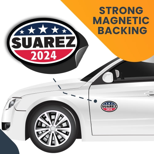 Magnet Me Up Francis Suarez Republican Political Party 2024 Magnet Decal, 4x6 Inch, Heavy Duty Automotive Magnet for Car Truck SUV Or Any Other Magnetic Surface