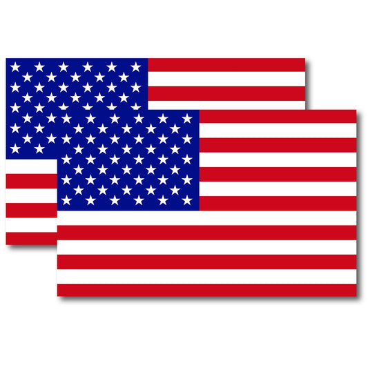 American Flag Car Magnet Decal - 2 Pack 5 x 8 Heavy Duty for Car Truck SUV Waterproof …