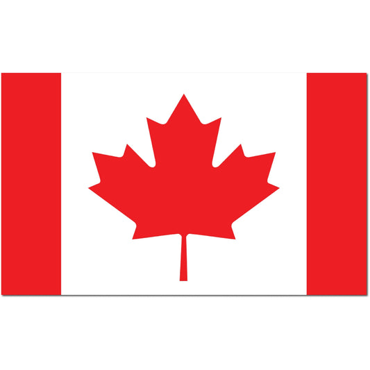 Magnet Me Up Canada Flag Magnet Decal, 3x5 Inches, Heavy Duty Automotive Magnet for Car, Truck SUV