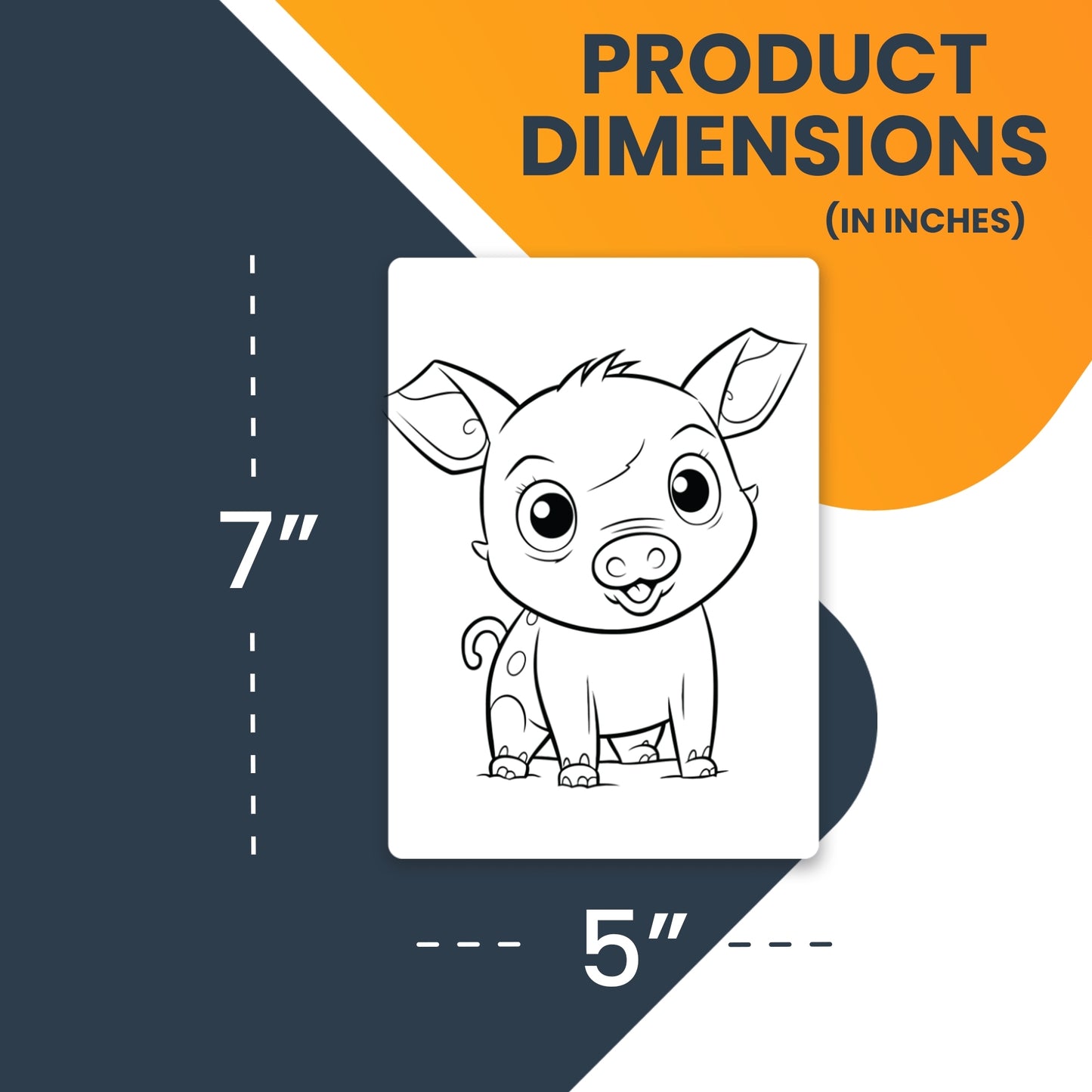 Magnet Me Up Color Your Own Farm Baby Animal Pack, Includes Piglet, Chick and Lamb, 3 Piece DIY Magnet Decal Pack, 5x7 Inch, Perfect Creative Artistic Gift Idea, Kids Craft