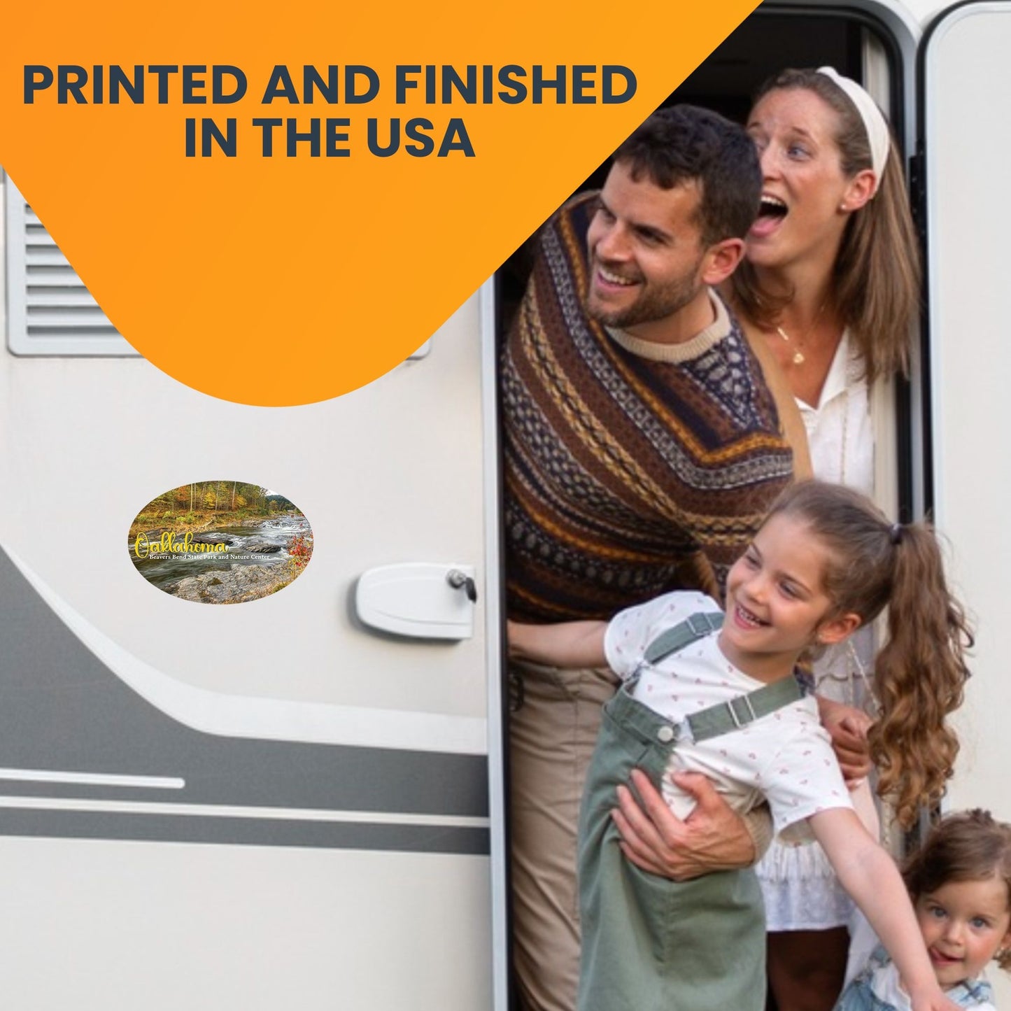 Magnet Me Up Oklahoma Beavers Bend State Park Scenic Magnet Decal, 4x6 Oval, Automotive Magnet for Car, Great Souvenir Gift for Nature Lovers Enthusiasts, and Outdoor Adventurers, Made in USA