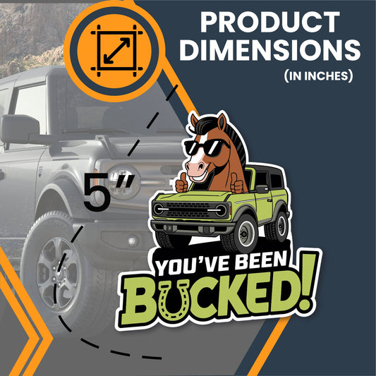 Magnet Me Up Wild Horse Kick Funny 5 Inch Green Magnet, Horse-Themed Off-Road Humor Vehicle Twist, Equestrian Gift for Car Owners, Durable & Weatherproof Car Magnet, Crafted in the USA