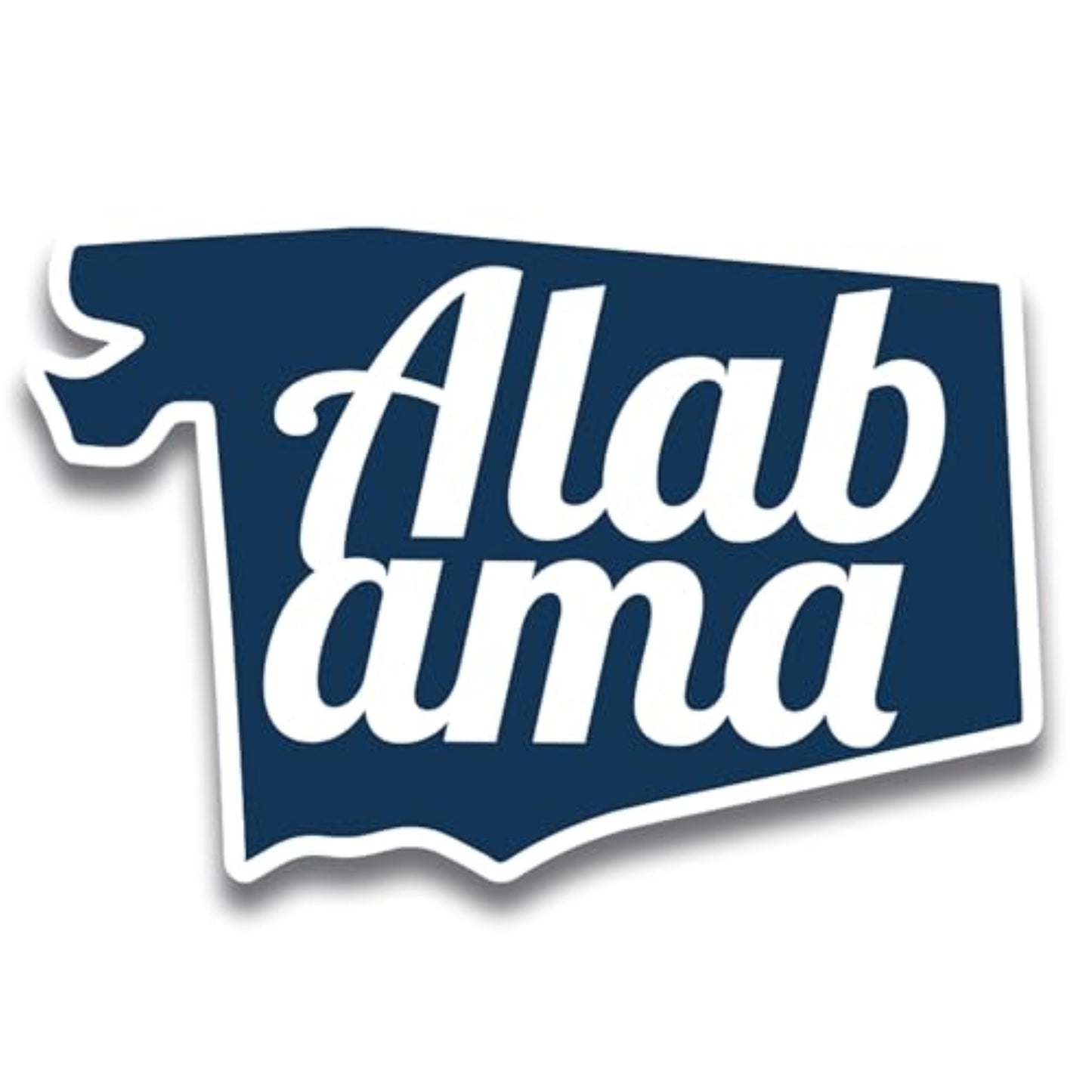 Magnet Me Up Alabama State Magnet - Full-Color Vinyl State Magnetic Decal, Die-Cut Shape, 6x4 Inches, Collectible Souvenir - Durable UV Ink, Weatherproof Fridge Magnet – Made in USA