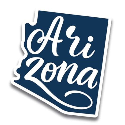 Magnet Me Up Arizona State Magnet - Full-Color Vinyl State Magnetic Decal, Die-Cut Shape, 5x4.5 Inches, Collectible Souvenir - Durable UV Ink, Weatherproof Fridge Magnet – Made in USA