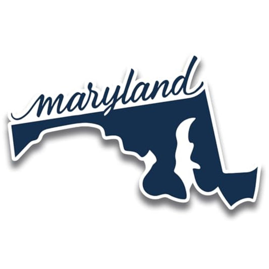 Magnet Me Up Maryland State Magnet - 6x4 Inches, Collectible US State Shape Fridge Magnet, Durable Full-Color UV Vinyl, Travel Souvenir Magnetic Decal, Made in The USA, Decor Gift