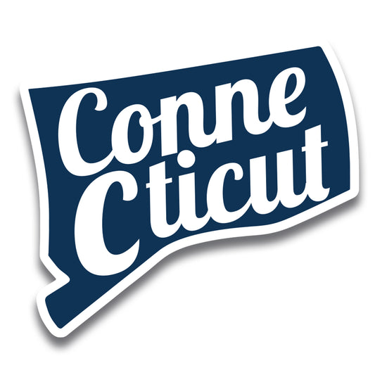 Magnet Me Up Connecticut State Magnet - Full-Color Vinyl State Magnetic Decal, Die-Cut Shape, 6x5.3 Inches, Collectible Souvenir - Durable UV Ink, Weatherproof Fridge Magnet – Made in USA