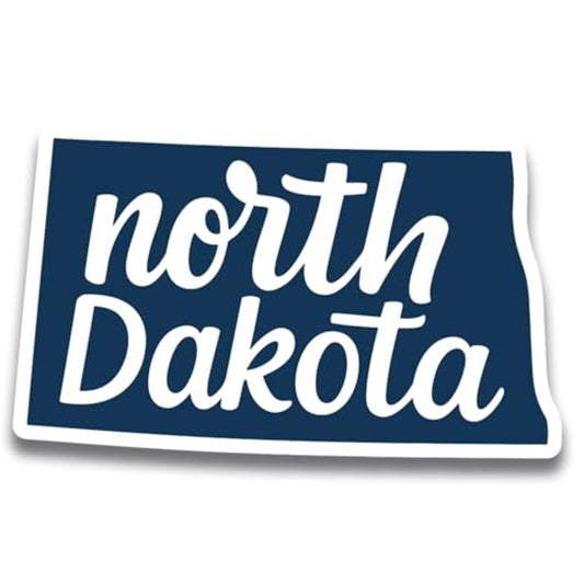 Magnet Me Up North Dakota State Magnet- 6x4 Inches, Collectible US State Shape Fridge Magnet, Durable Full-Color UV Vinyl, Travel Souvenir Magnetic Decal, Made in The USA, Gift Decor
