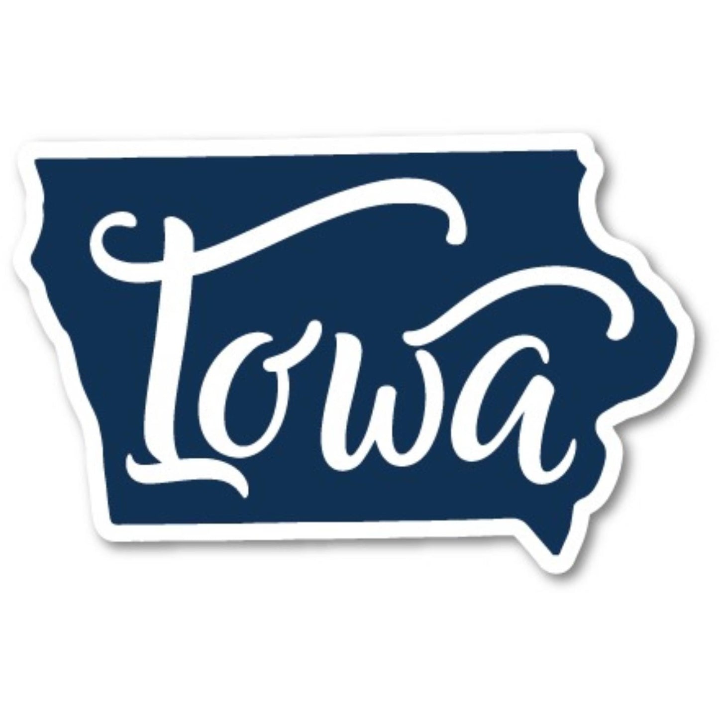 Magnet Me Up Iowa State Car Magnet - 6x4 Inches, Durable UV Vinyl Souvenir - Full-Color Collectible Fridge Magnet - Travel Gift Decor - State Shape Magnetic Decal - Made in USA