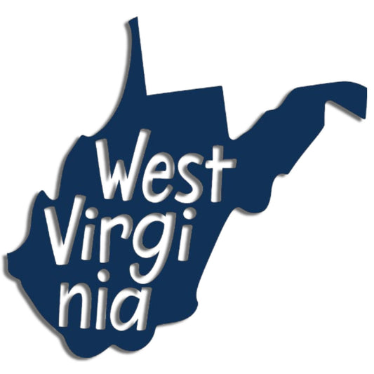 Magnet Me Up West Virginia State Car Magnet - 5x5 Inches, UV Vinyl Fridge Magnet - Durable Full-Color State Shape Souvenir - Travel Gift from WV - Collectible Magnetic Decal - Made in USA