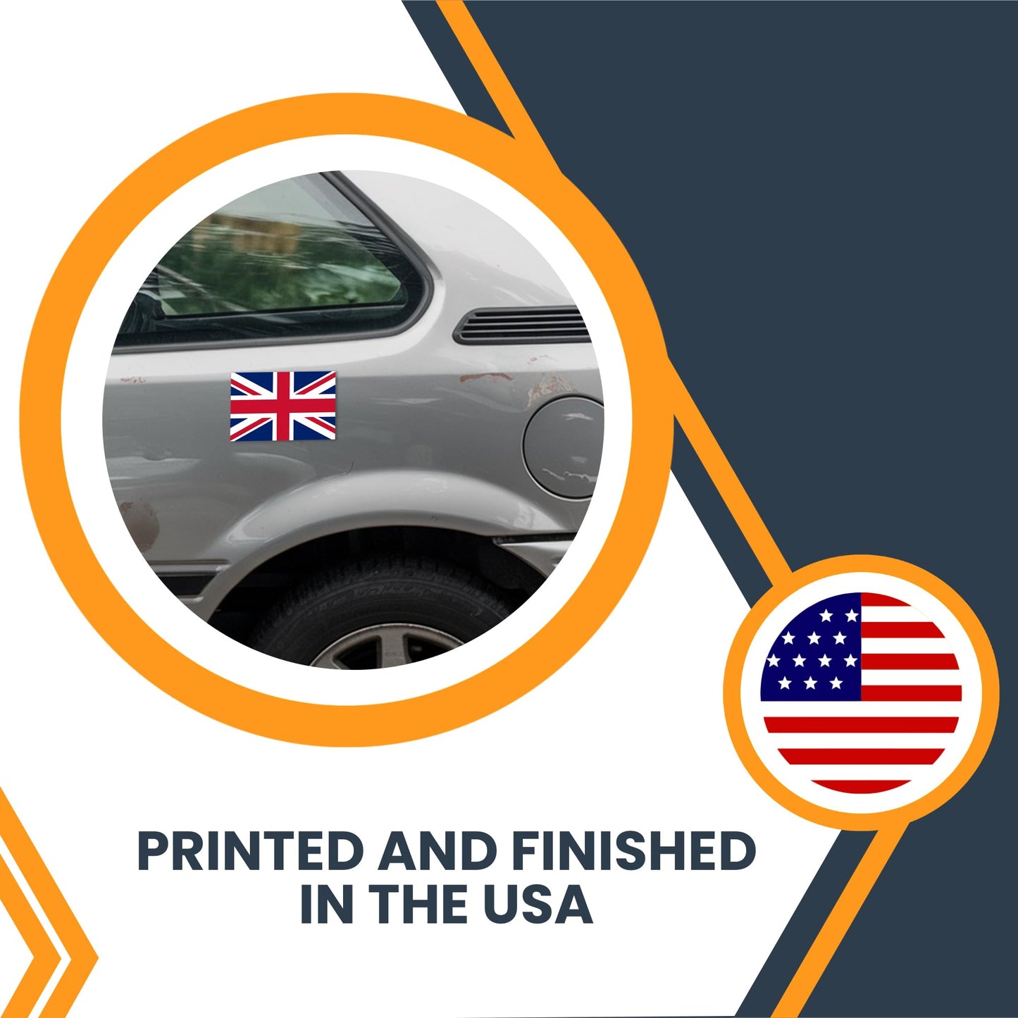 Magnet Me Up England Flag Car Magnet - 3x5 Inches - UV Printed Vinyl - Strong Magnetic Decal, for SUV, Truck, Fridge, Locker, Toolbox, or Office - Durable, Full-Color, Made in USA