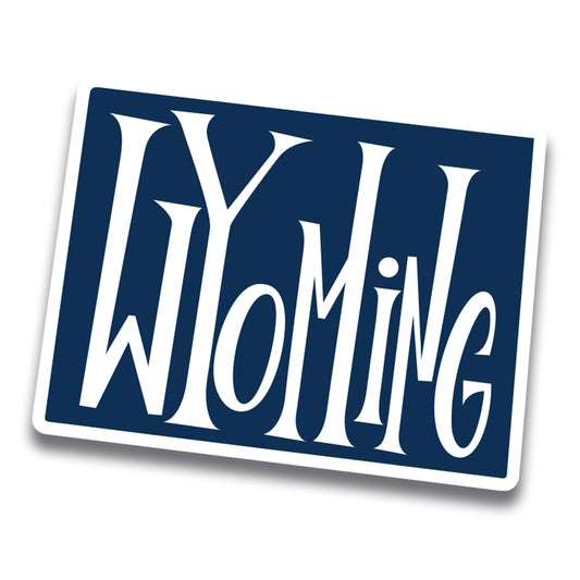 Magnet Me Up Wyoming State Car Magnet - 5x4 Inches UV Vinyl Fridge Magnet - Durable Full-Color State Shape Souvenir - Travel Gift - Collectible Magnetic Decal - Made in USA