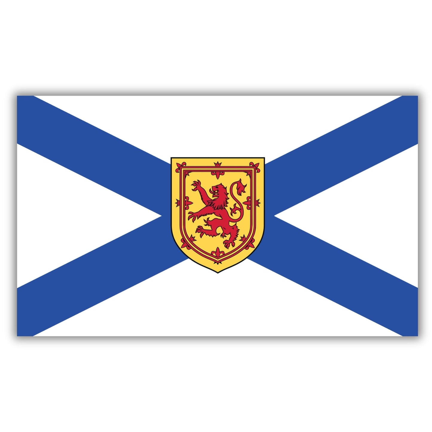 Magnet Me Up Nova Scotia Flag Magnet, 4x6 Inches, Flexible Magnetic Decal, Heavy Duty Magnet Vinyl for Car, Truck, SUV, Fridge, Locker, Canadian Province Souvenir, Made in USA