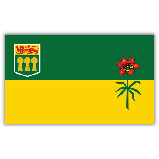 Magnet Me Up Saskatchewan Flag Magnet, 4x6 Inches, Flexible Magnetic Decal, Heavy Duty Magnet Vinyl for Car, Truck, SUV, Fridge, Locker, Canadian Province Souvenir, Made in USA