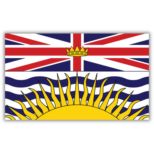 Magnet Me Up British Columbia Flag Magnet, 4x6 Inches, Flexible Magnetic Decal, Heavy Duty Magnet Vinyl for Car, Truck, SUV, Fridge, Locker, Canadian Province Souvenir, Made in USA