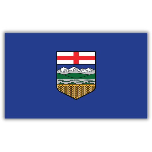 Magnet Me Up Alberta Flag Magnet, 4x6 Inches, Flexible Magnetic Decal, Heavy Duty Vinyl Magnet for Car, Truck, SUV, Fridge, Locker, Canadian Province Souvenir, Made in USA