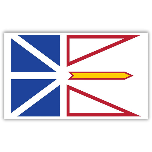 Magnet Me Up Newfoundland Flag Magnet, 4x6 Inches, Flexible Magnetic Decal, Heavy Duty Vinyl Magnet for Car, Truck, SUV, Fridge, Locker, Canadian Province Souvenir, Made in USA