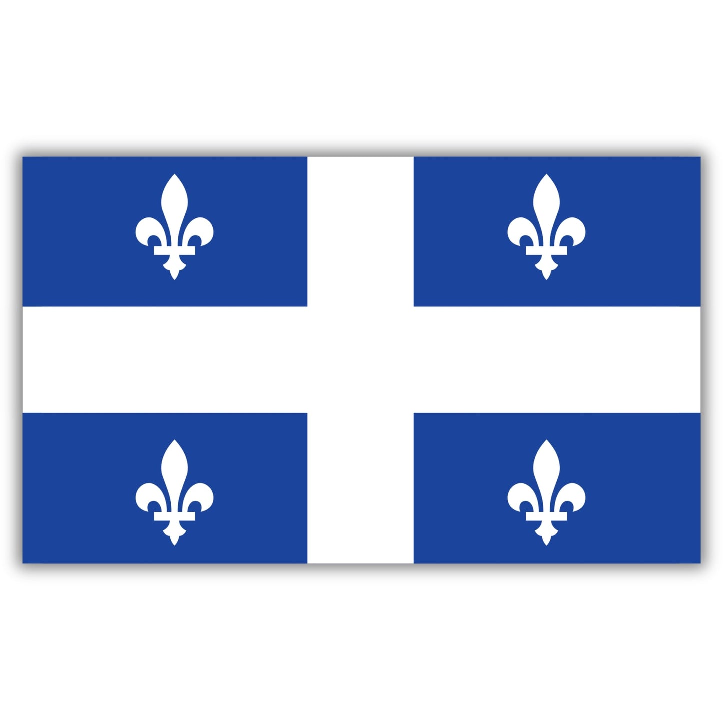 Magnet Me Up Quebec Flag Magnet, 4x6 Inches, 46F Flexible Magnetic Decal, Heavy Duty Vinyl Magnet for Car, Truck, SUV, Fridge, Locker, Canadian Province Souvenir, Made in USA,