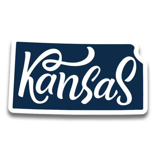 Magnet Me Up Kansas State Magnet - 6x3.5 Inches, Collectible US State Shape Fridge Magnet, Durable Full-Color UV Vinyl, Travel Souvenir Magnetic Decal, Made in The USA, Decor Gift