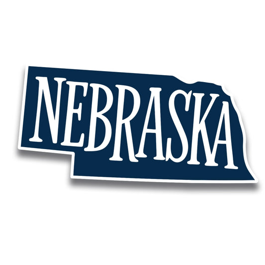 Magnet Me Up Nebraska State Magnet - 6x3 Inches, Collectible US State Shape Fridge Magnet, Durable Full-Color UV Vinyl, Travel Souvenir Magnetic Decal, Made in The USA, Decor Gift