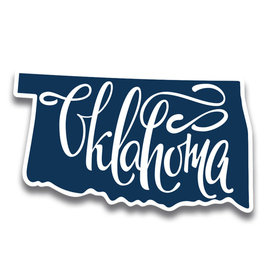 Magnet Me Up Oklahoma State Magnet - 6x4 Inches, Collectible US State Shape Fridge Magnet, Durable Full-Color UV Vinyl, Travel Souvenir Magnetic Decal, Made in The USA, Decor Gift