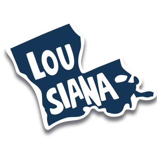 Magnet Me Up Louisiana State Magnet, 5 Inches, Collectible US Shape Fridge Magnet, Full-Color UV Printed Vinyl, Durable Magnetic Decal, Travel Gift from The Bayou, Made in The USA