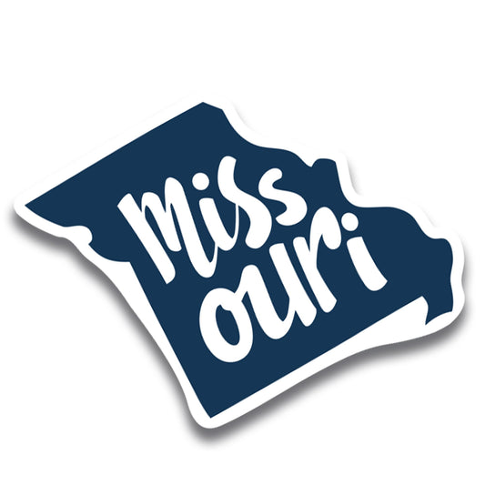 Magnet Me Up Missouri US State Magnet - 4.3x5 Inch Collectible Missouri-Shaped Fridge Magnet, Full-Color UV Printed Vinyl Travel Souvenir Gift, Durable Magnetic Decal, Made in The USA