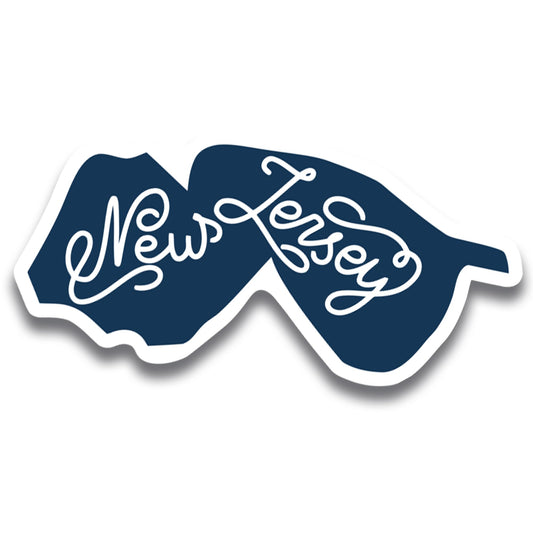 Magnet Me Up New Jersey State Magnet - 3.9x5 Inch, Collectible US State-Shaped Fridge Magnet, Full-Color UV Printed Vinyl Travel Souvenir Gift, Durable Magnetic Decal, Keepsake, Made in The USA