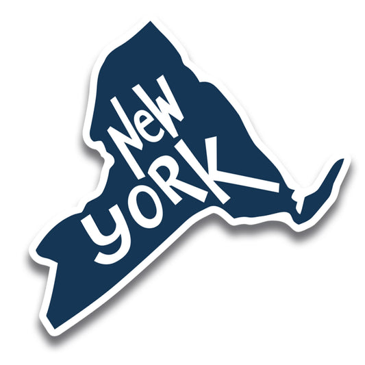 Magnet Me Up New York State Magnet - 3.7x5 Inch, Collectible US State-Shaped Fridge Magnet, Full-Color UV Printed Vinyl Travel Souvenir Gift, Durable Magnetic Decal, Keepsake, Made in The USA