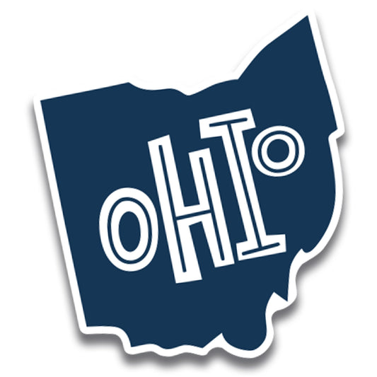 Magnet Me Up Ohio State Magnet - 5x4.4 Inch, Collectible US State Shaped Magnet, Full-Color UV Printed Vinyl Travel Souvenir Gift, Durable Magnetic Decal, Keepsake, Made in The USA