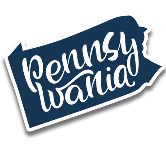 Magnet Me Up Pennsylvania State Magnet - 5" Collectible US State- Shaped Fridge Magnet, Full-Color UV Printed Vinyl Travel Souvenir Gift, Durable Magnetic Decal, Keepsake, Made in The USA