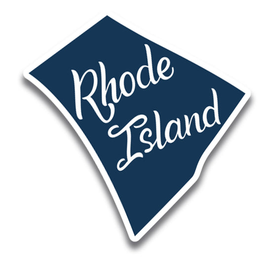 Magnet Me Up Rhode Island State Magnet, 5 Inches, Collectible US Shape Fridge Magnet, Full-Color UV Printed Vinyl, Durable Magnetic Decal, New England Travel Gift, Made in The USA