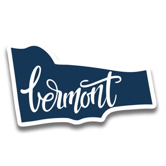 Magnet Me Up Vermont State Car Magnet, 3.3x6 Inches, Full-Color UV Printed Vinyl, Collectible US Shape Travel Gift, Durable Magnetic Decal for Fridge or Vehicle, Made in USA