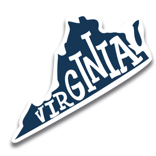 Magnet Me Up Virginia State Magnet, 5 Inches, Collectible US Shape Fridge Magnet, Full-Color UV Printed Vinyl, Durable Magnetic Decal, Historic Travel Gift, Made in The USA