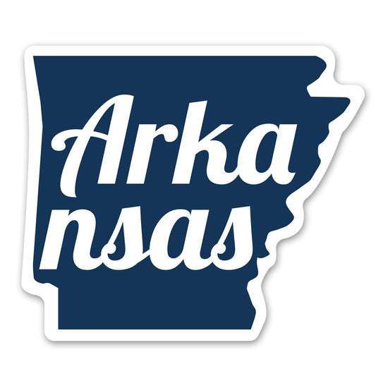 Magnet Me Up Arkansas State Car Magnet, 5 Inches, Full-Color UV Printed Vinyl, Durable USA Travel Collectible, Magnetic State Shape Decal for Fridge or Vehicle, Made in USA
