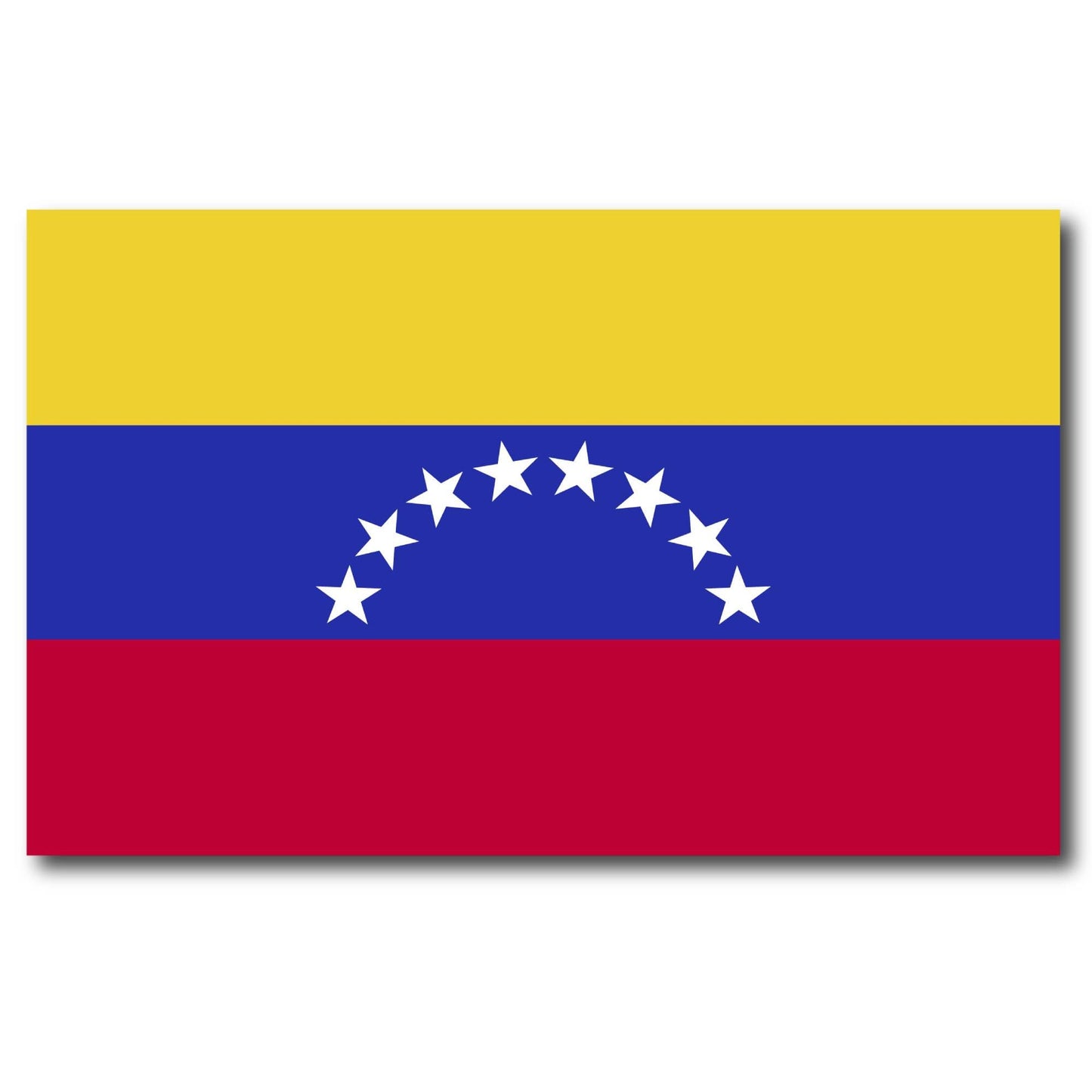 Magnet Me Up Venezuela Flag Magnet Decal - 5x8 Inches, Venezuelan Car Magnet for Vehicles, Fridge or Locker - Durable Full Color, Magnetic Vinyl, UV Printed, Weatherproof, Made in USA