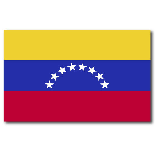 Magnet Me Up Venezuela Flag Magnet Decal - 5x8 Inches, Venezuelan Car Magnet for Vehicles, Fridge or Locker - Durable Full Color, Magnetic Vinyl, UV Printed, Weatherproof, Made in USA