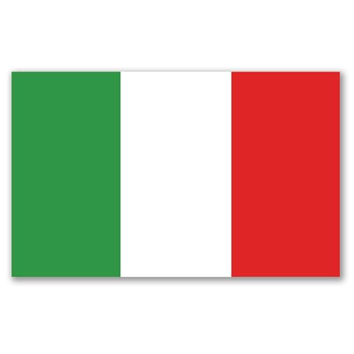 Magnet Me Up Italian Flag Car Magnet, 5x8 Inches, Italy Magnetic Decal for Vehicle, Refrigerator, Locker, Durable Full-Color Vinyl, UV Fade Resistant, Heavy Duty Weatherproof